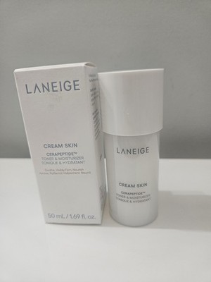 Laneige Cream Skin Toner Moisturizer Ceramides Peptides 1.69 oz. NIB