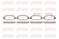 Remsa Bremsbelagsatz Scheibenbremse 0772.22 FüR Nissan Cabstar 105 110 TL0 120
