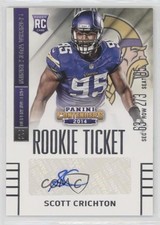 2014 Panini Contenders Scott Crichton (Sec Row Seat) #172 Auto 2t7