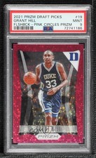2021-22 Prizm Draft Picks Flashback Pink Circles 5/20 Grant Hill PSA 9 MINT 0f4i