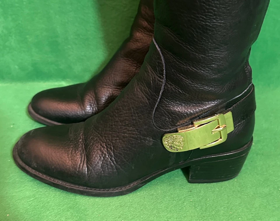 Botas para mujer Vince Camuto VP-BEDINA de cuero sobre la rodilla talla 8M. Foto 4 de 4