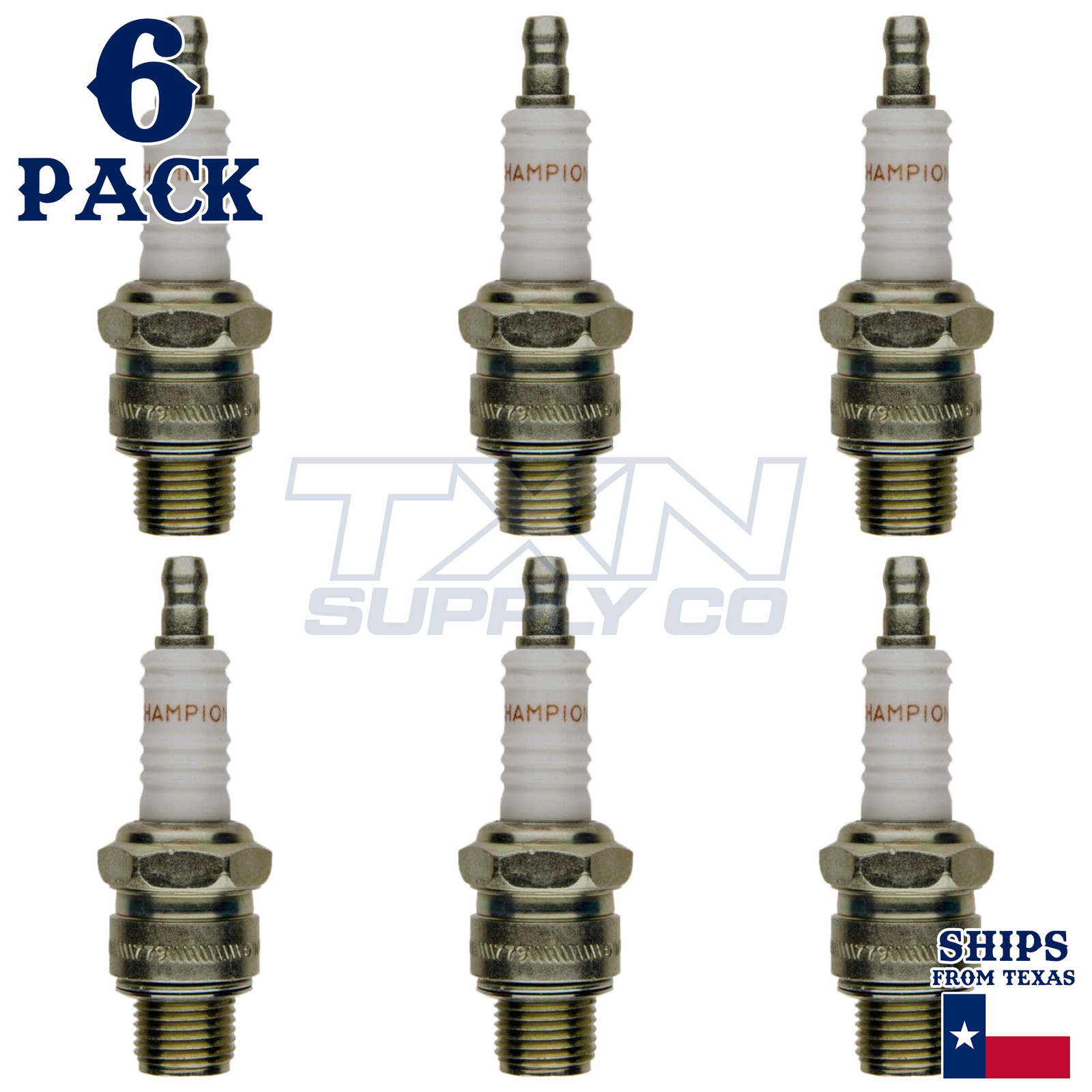 Champion 876M Spark Plugs 6 Pack