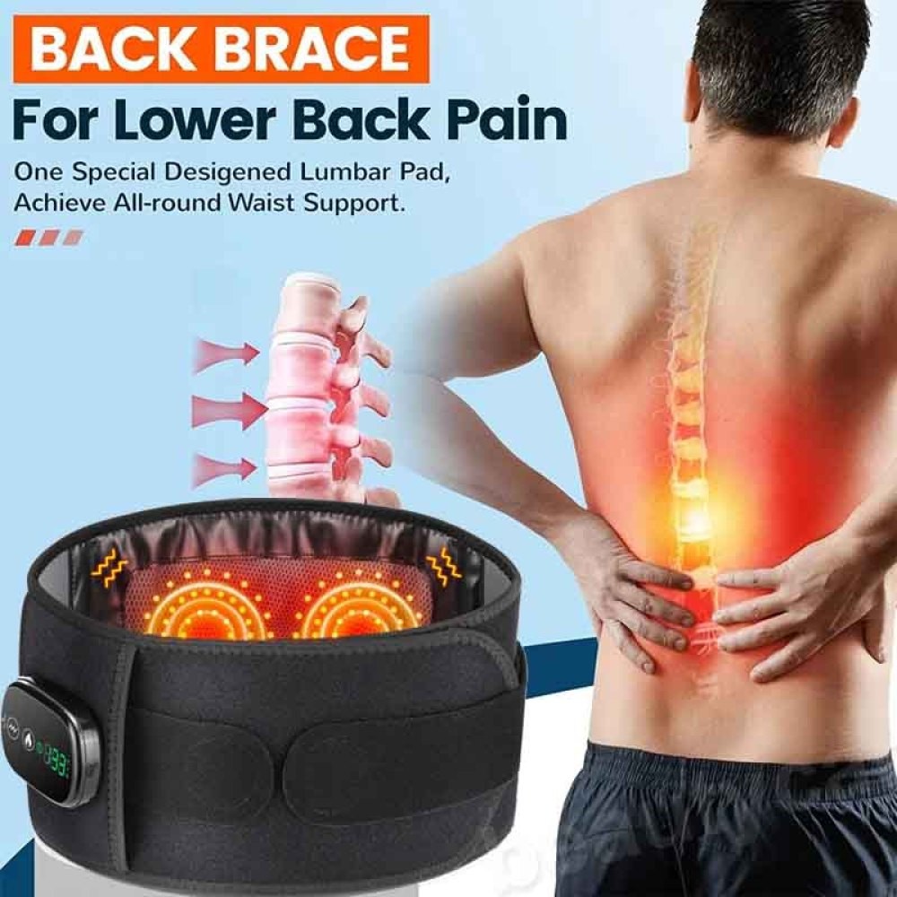 Elektrisch Infrarot Vibration Massagegerät Rückenwärmer Taille Heizgürtel Bauch
