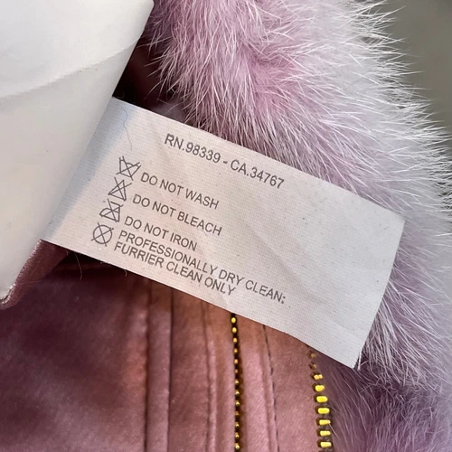 PRADA Lilac Mink Fur Tropical Clutch - Picture 7 of 10