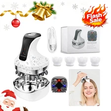 Chritmas Electric Scalp Massager with Heat Rechargeable Head Massager men/women
