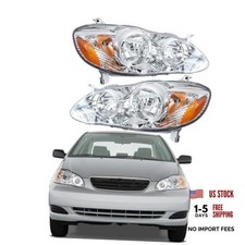 TO2502154, TO2503154 Headlight Assembly Left Right Replacement for Corolla
