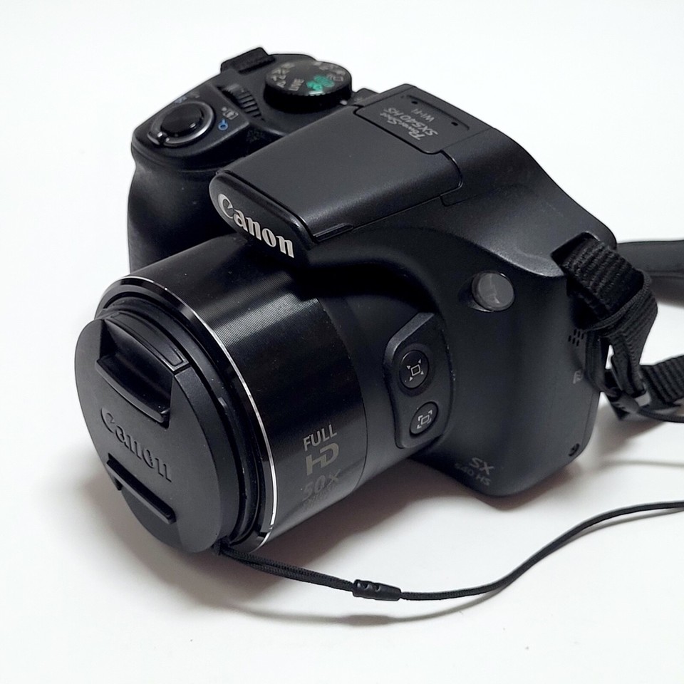 🔥 CANON PowerShot SX540 HS Digital Camera (Black) w/ Case & Charger