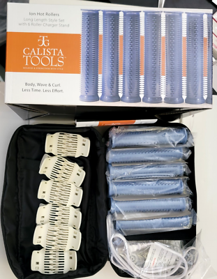 CALISTA TOOLS ION HOT ROLLERS Long Length Style Set with 12  display picture 3