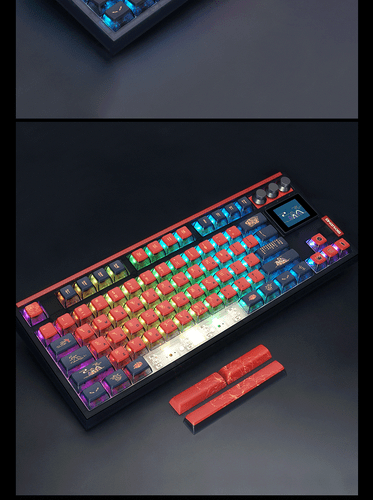 3-Mode Wireless Mechanical Keyboard Full-Key Hot-Swappable 1.7inch RGB Screen - Picture 24 of 29