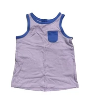 Baby Girl's Front Pocket Solid Tank Top - Cat & Jack Pearl Purple, 18M