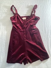 URBAN OUTFITTERS COOPERATIVE DRESS/shorts bottom,BUTTON DOWN SLEEVELESS Suede M