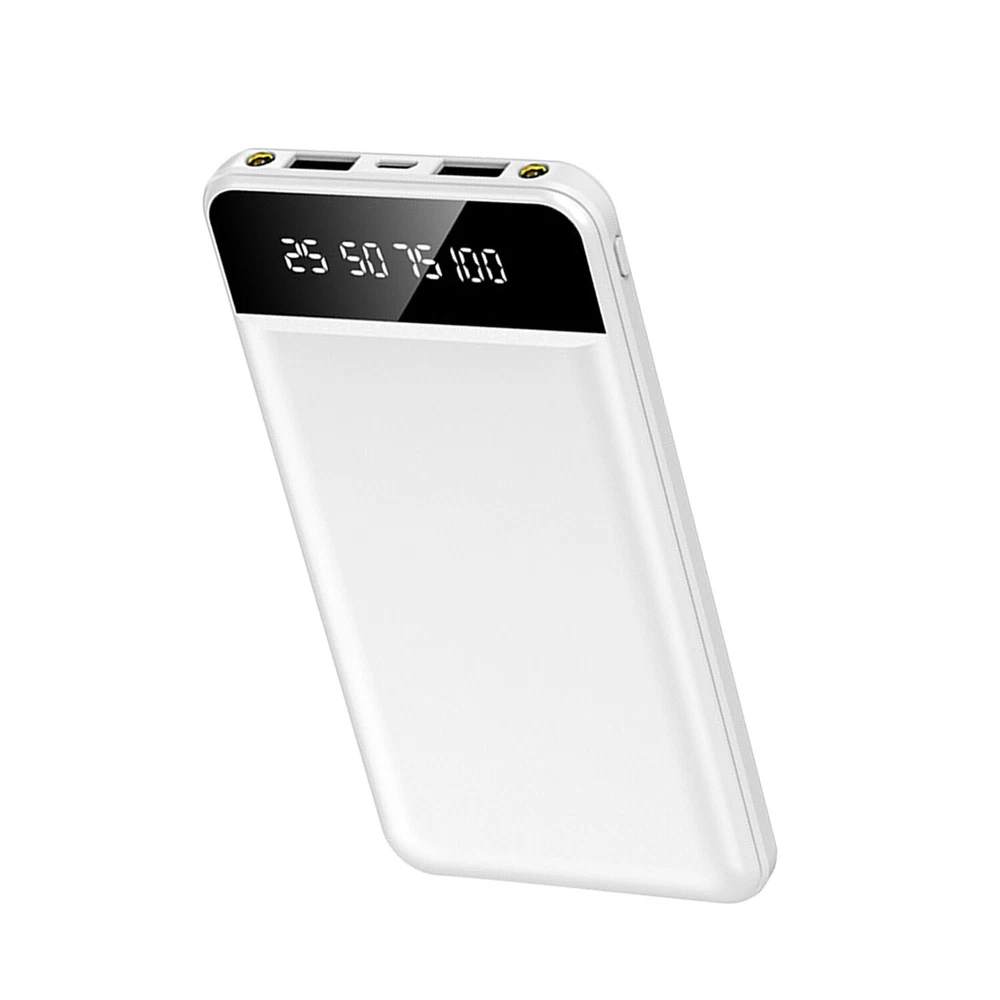 Power Bank 10000mah 2USB Charger External Portable Battery Backup For Cell Phone