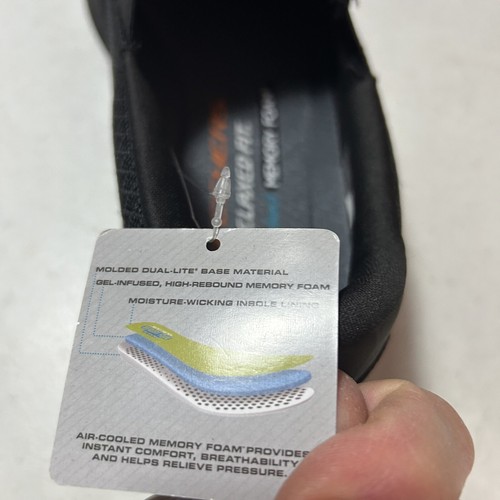 Neu Skechers Herren Equalizer Persistent Slipper schwarz Größe 9,5M neu mit Etikett - Bild 3 von 8