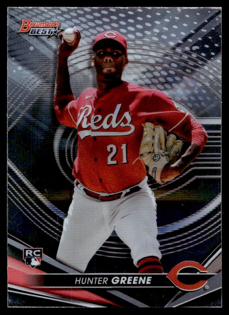 2022 Bowman's Best Hunter Greene Rookie G77 Cincinnati Reds #54