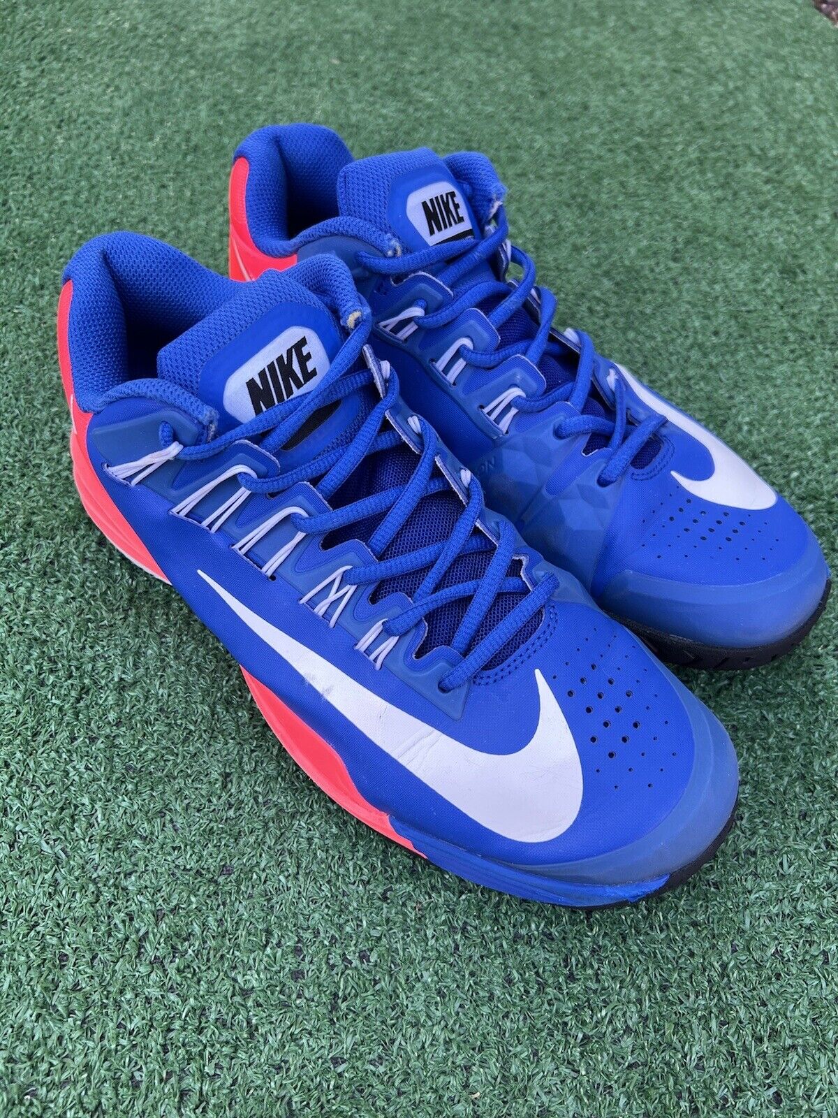 Nike Lunar Tennis Sneakers Mens 8.5 Shoes Royal Blue | eBay