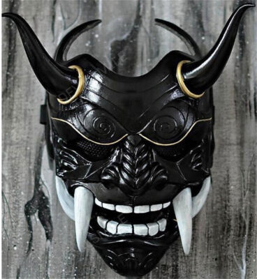 10 Conchos Borchie Pelle Vintage – Hannya Oni Giapponese Demone Diavolo Biker. Stile Western!