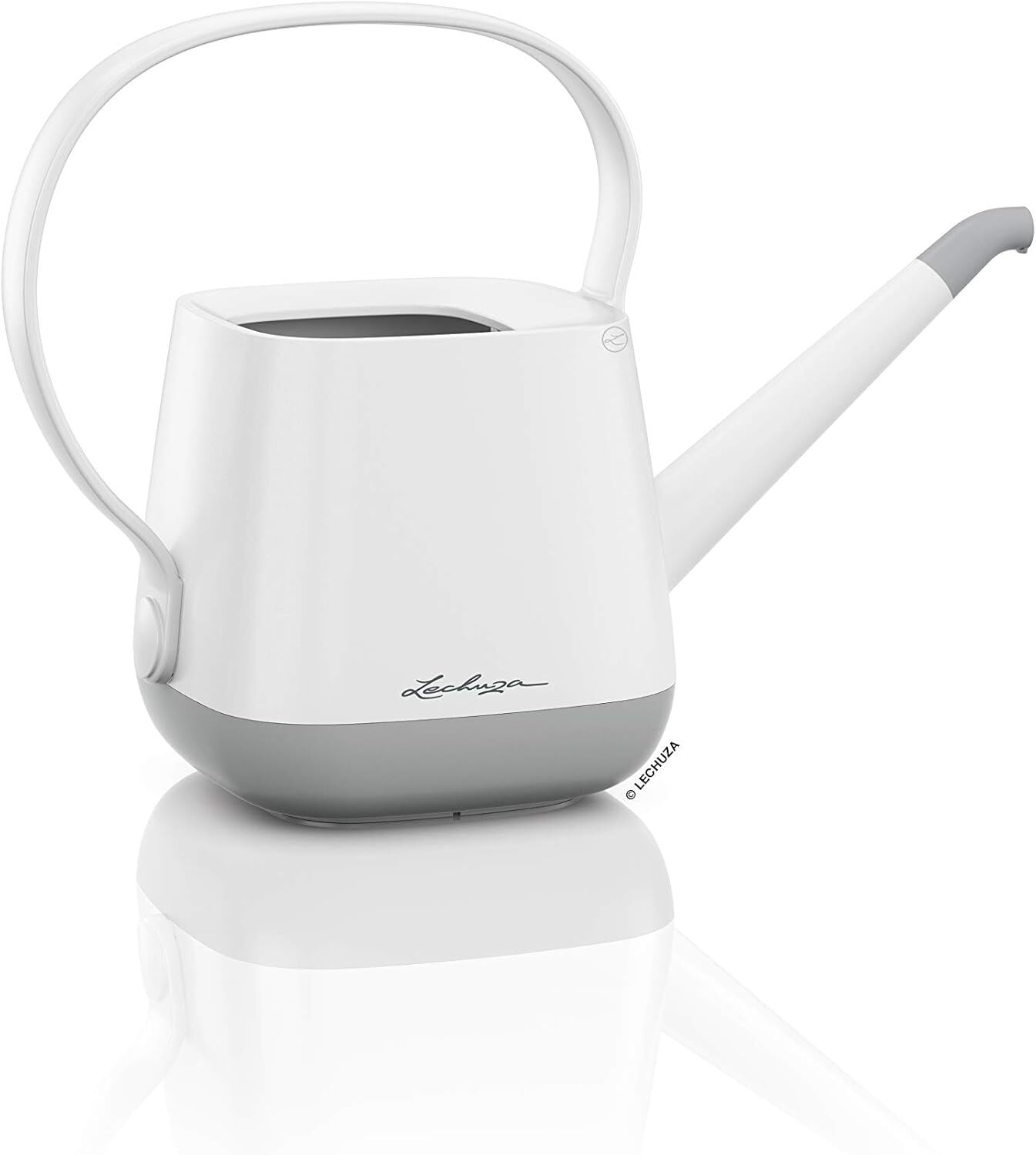 Лейка Lechuza Yula 17 л бело-серая полуглянцевая 30 x 14 x 22 см 9990₽