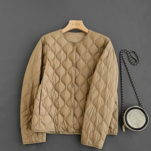 New Women's Jacket Light Warm Windproof 90% White Duck Down Jacket Slim Fit Vest - Bild 25 von 30