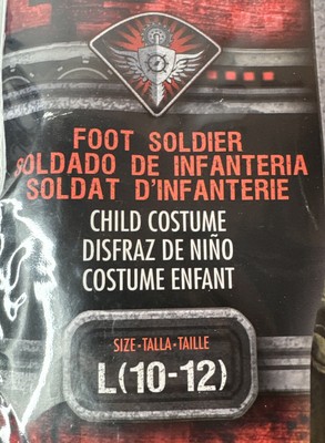 Operation Rapid Strike Red Sector Foot Soldier Costume For Boys - Muscle Jumpsuit With Gloves & Helmet, Size 4-6 - View #5