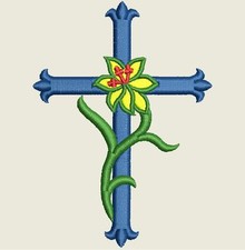 34 Crosses Machine Embroidery Designs Set 1 -...