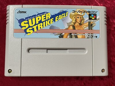スーパーストライクイーグルスーパーファミコン Super Strike Eagle Nintendo SNES Super Famicom SFC w/Box