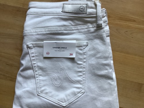 AG Adriano Goldschmied Skinny 5 Pocket Jeans Weiß Gr. 30 NEU - Bild 2 von 7