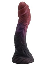 Dildo Fantasy Penis Monster Anal Plug Sexspielzeug Silikon biegsam Saugnapf lila