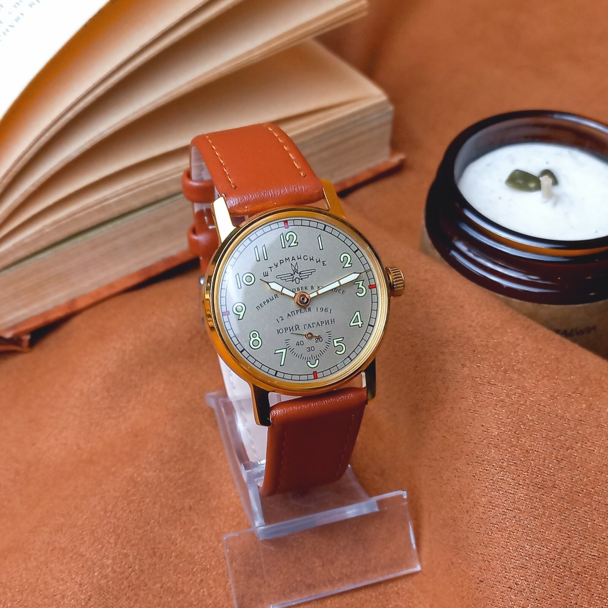 MONTRE SOVIÉTIQUE POBEDA Sturmanskie Gagarine Montre Mécanique Montre - Foto 2