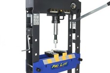 Werkstattpresse 30t Hand + Pneumatik verschwei&szlig;t inkl.8 Druckst&uuml;cke Presse W2461