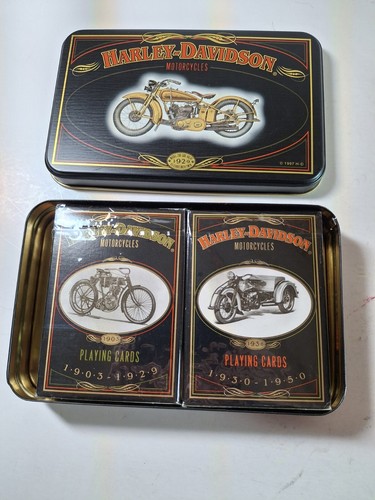 VTG Harley Davidson Cards in Tins And Covers - Picture 10 of 10