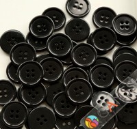 Ganssia 0.78 (20mm) Sewing Flatback Buttons Colored Black Pack Of 80 Pcs on sale Ganssia 0.78 (20mm) Sewing Flatback Buttons Colored Black Pack Of 80 Pcs on sale