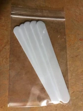 WAXING CRAFTS LARGE PLASTIC STICK APPLICATOR SPATULA TONGUE DEPRESSOR 5 PCS