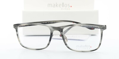 MAKELLOS Potsdam Brille ME5028 C4 August D Gray Pattern Acetate Frame Titan Pads