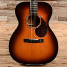 Huss And Dalton Custom Made Huss & Dalton Om Sunburst Adirondack Spruce Top