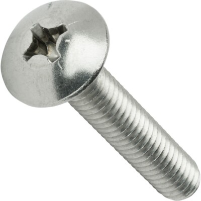5/16-18 Phillips Truss Head Machine Bolts Stainless Steel All Sizes