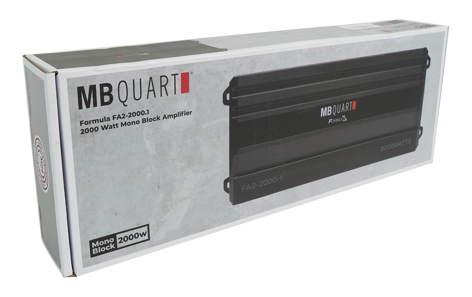 MB QUART FA2-20001 2000 Вт 1 Ом Автомобильный Аудио моноусилитель Пульт дистанционного управления басами Комплект усилителя