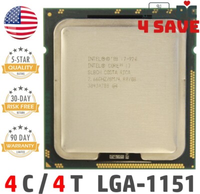 Intel Core i7-920 4-Core LGA1366 Desktop CPU Processor