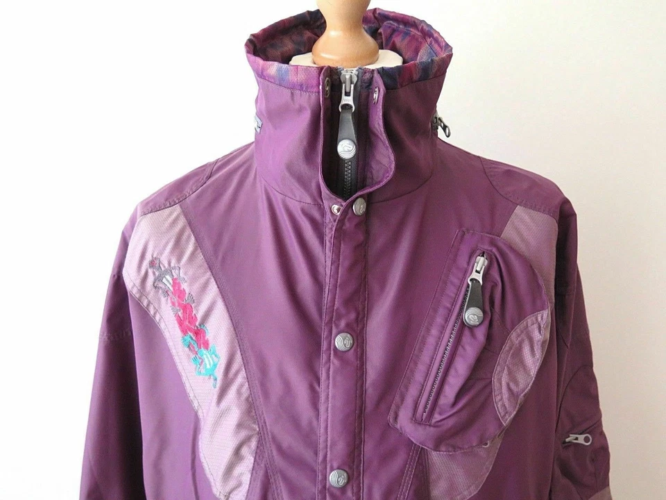 Immaculate K2 Ski Brid'N'Tech Men's Vintage Hooded Half Zip Jacket Anorak Size M - Image 2 of 4