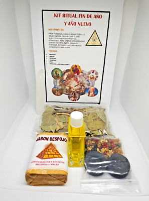 KIT DESPOJO AÑO NUEVO PROTECCION ALEJA LAS MALAS ENERGIAS ROMPE BRUJERIA