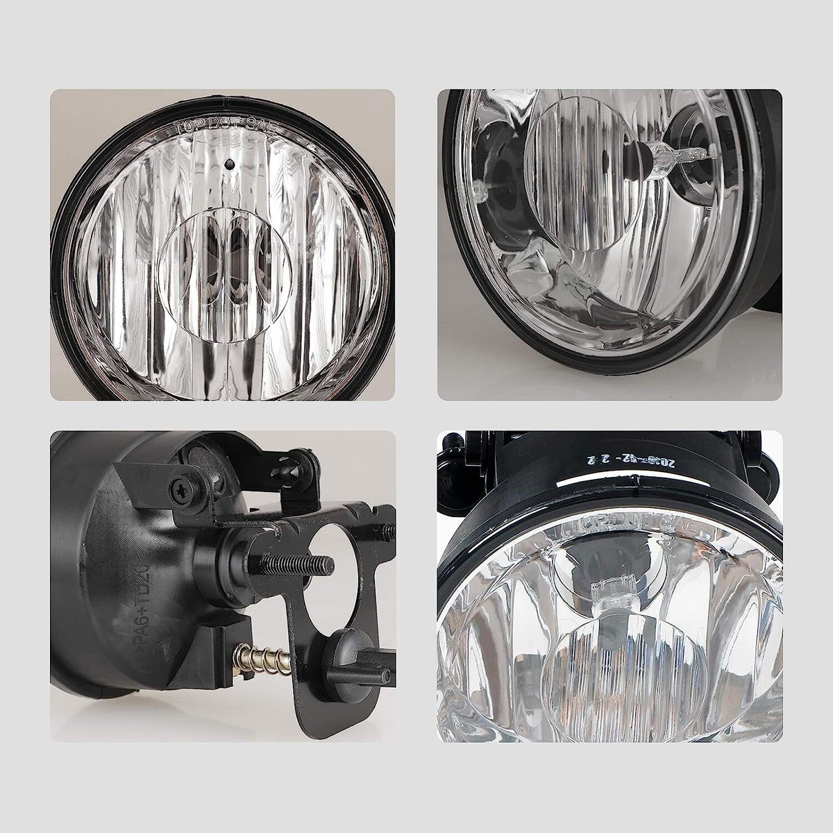 Clear Fog Lights For 2000-2006 Chevy Tahoe – Direct Fit, DOT/SAE Approved, Bulbs Included