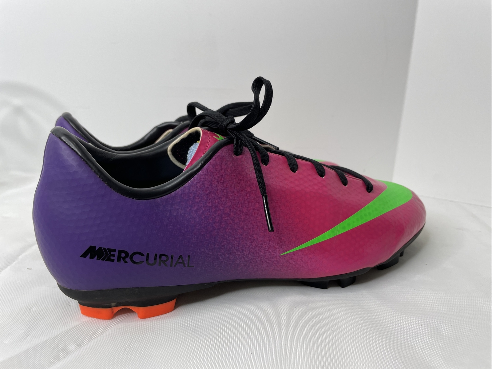 capturar Misión empieza la acción Nike Jr Mercurial Soccer Cleats Youth Size 6Y Pink Purple Green Swoosh Cool  | eBay