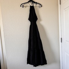 Forever 21 Women Small NWT Midi Dress Halter Neck Frill Tiered Cottage Core