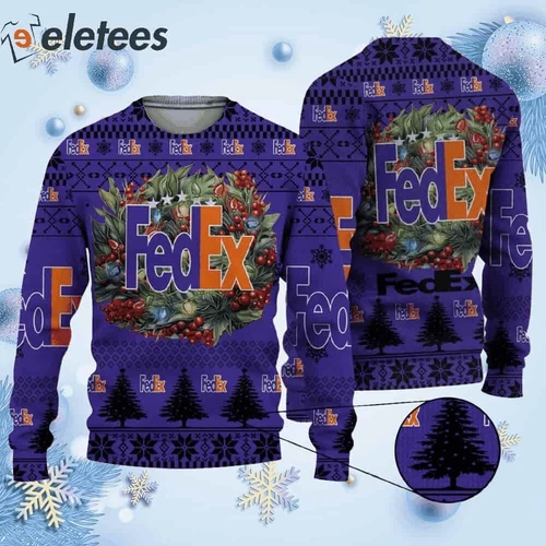 Fedex Christmas Sweater UGIWTFOA