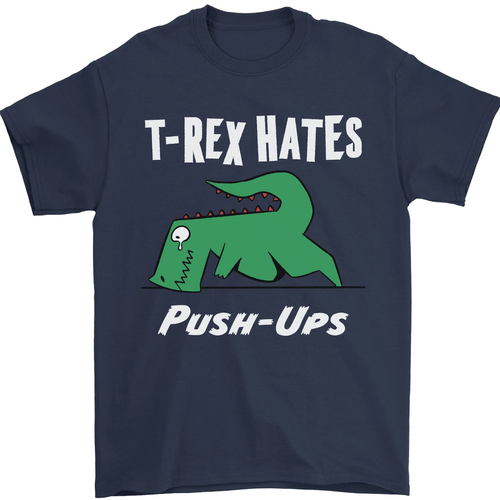 Camiseta T-Rex Hates Push Ups Gimnasio Divertida Dinosaurios Para Hombre 100% Algodón - Imagen 79 de 103