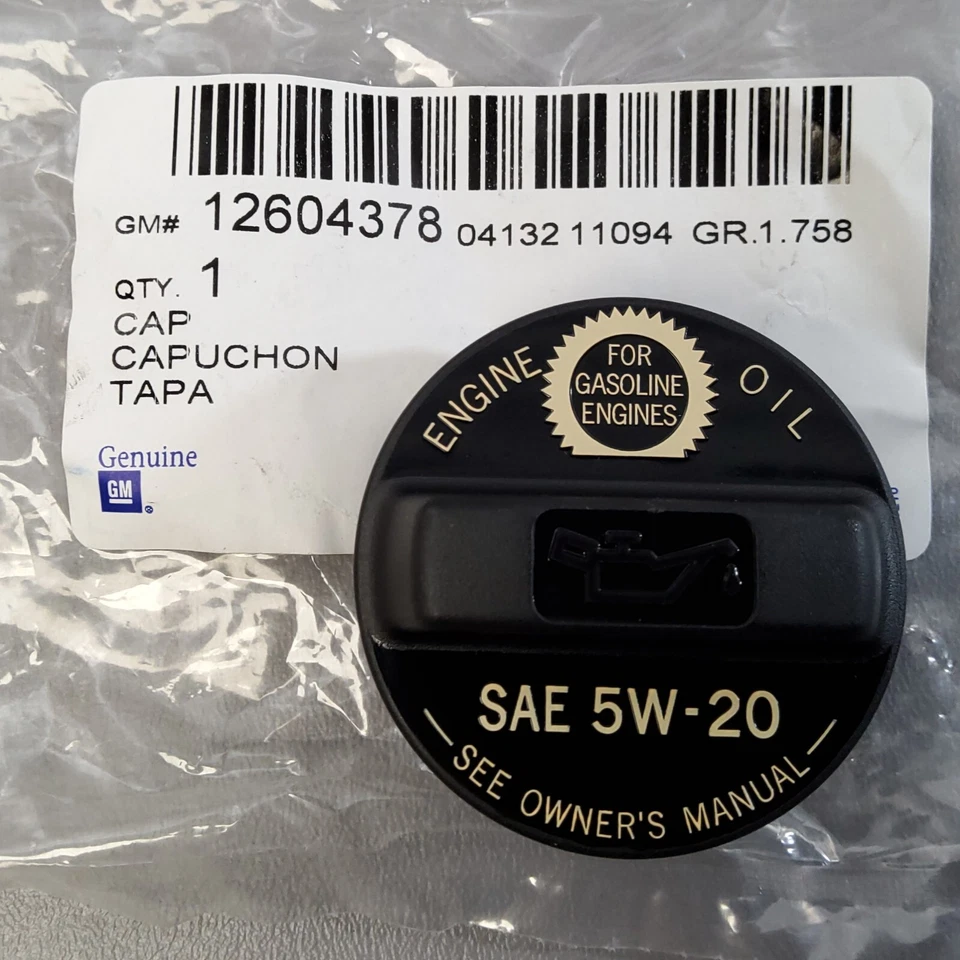 Nueva tapa de llenado de aceite de motor GM genuina para 04-07 Saturn Vue con 3,5 L Foto 2 de 4