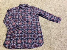 Victoria's Secret Size M V-neck NIGHT SHIRT Pajamas PURPLE PINK GREEN Z23