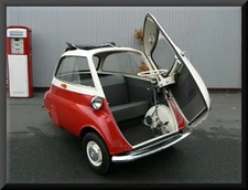 1958 BMW Isetta 300 Red/White, Toolbox / Refrigerator Magnet, TOP QUALITY