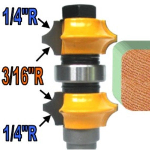 1 pc 1/2" SH 1/4R, 3/16R Variable Double Corner Round Assembly Router Bit S - Picture 5 of 12