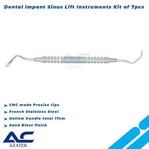 AzatekDental Implant Sinus Lift Instruments 7-Pcs Set Oral Surgery Cassette - Picture 8 of 11