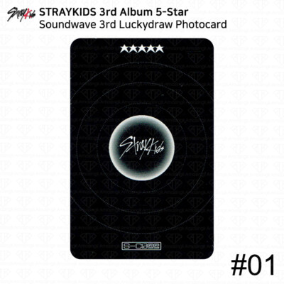 Stray Kids 3rd mini Album 5 Star Soundwave 3rd Luckydraw Photocard